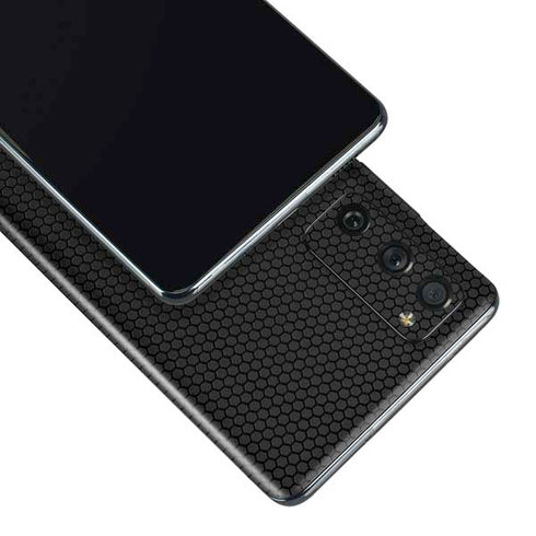 Specialty Vinyl Black Hex Texture Galaxy S20 Fan Edition Skin